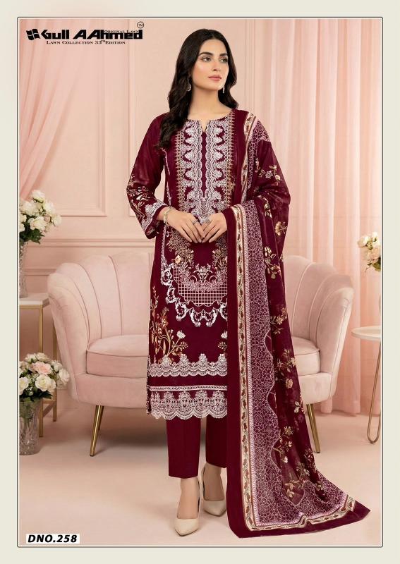 Gull aahmed lawn collection vol-33 wholesale and retail dress material sellers sites
